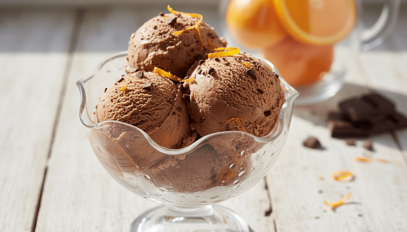Chocolate Orange Ice Cream Recipe