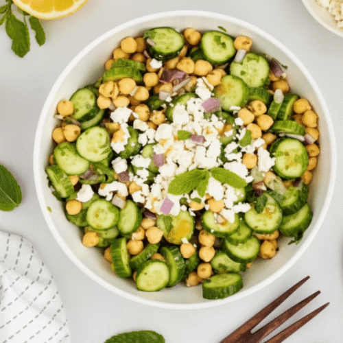 Chickpea and Cucumber Salad Recipe