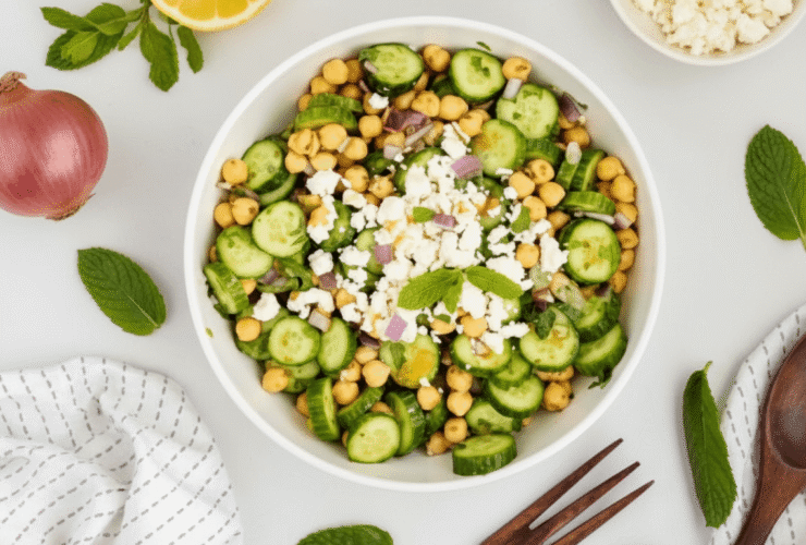Chickpea and Cucumber Salad Recipe
