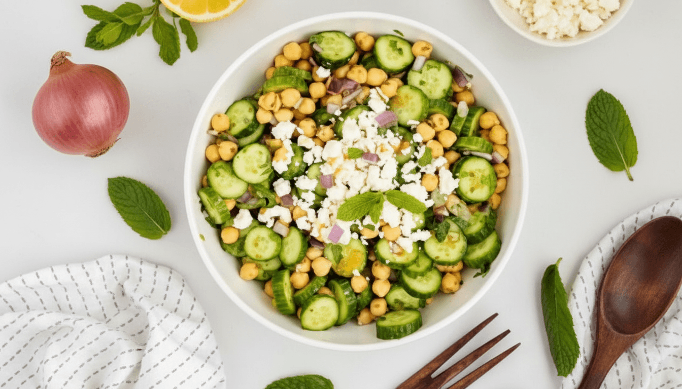 Chickpea and Cucumber Salad Recipe