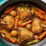 Crockpot Chicken Thigh Pot Roast Recipe