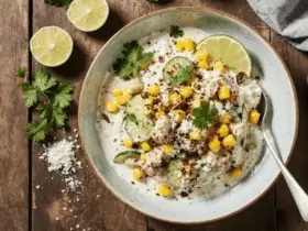 Street Corn Creamy Cucumber Chicken Salad Recipe