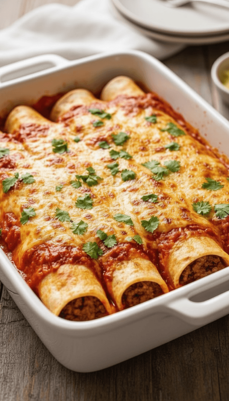 Joanna Gaines Beef Enchiladas