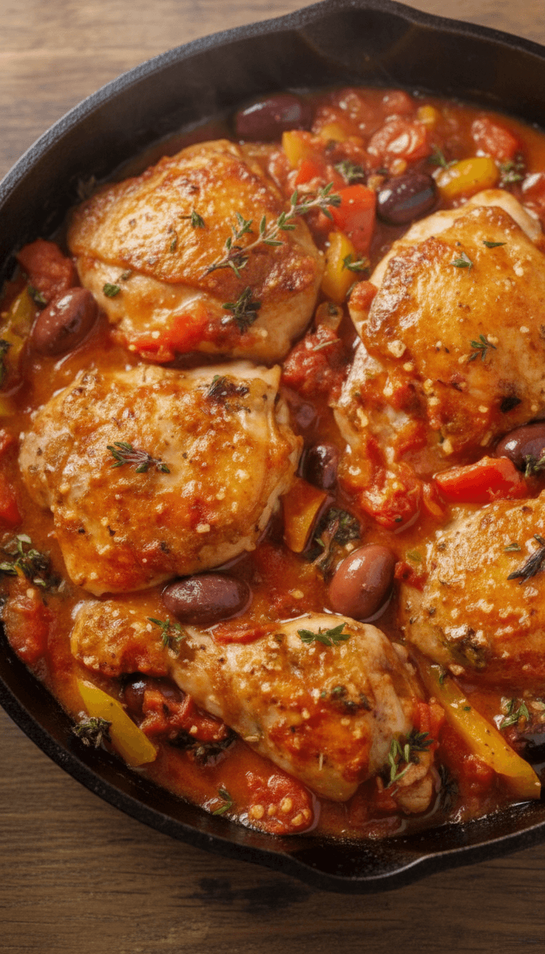 Bobby Flay Chicken Cacciatore