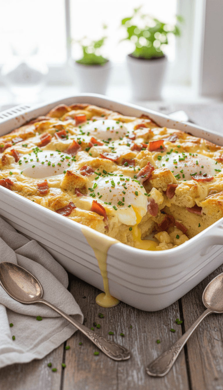 Joanna Gaines Eggs Benedict Casserole