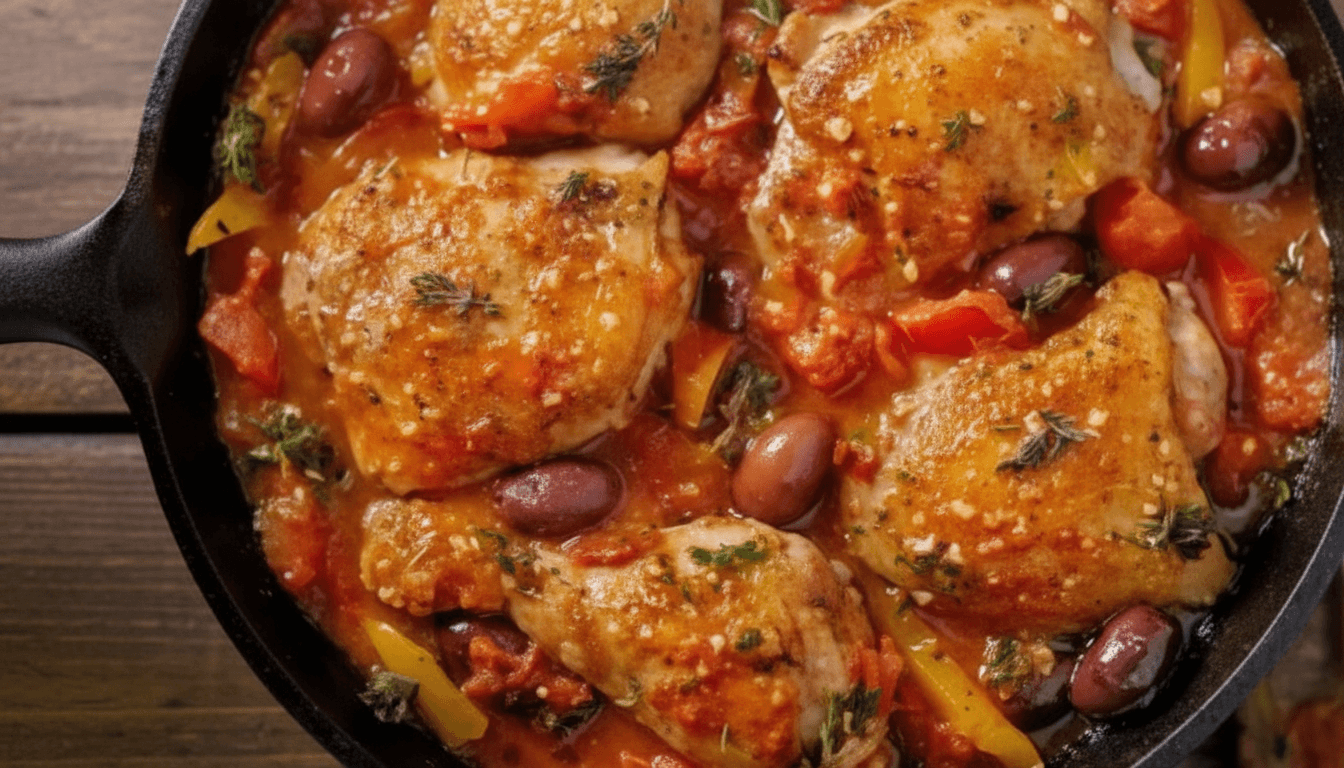 Bobby Flay Chicken Cacciatore Recipe