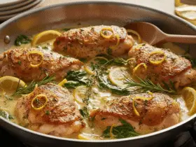 Stanley Tuccis Lemon Shallot Chicken Recipe