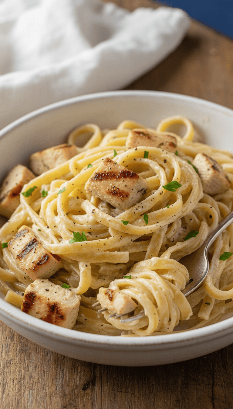 Bobby Flay Chicken Alfredo