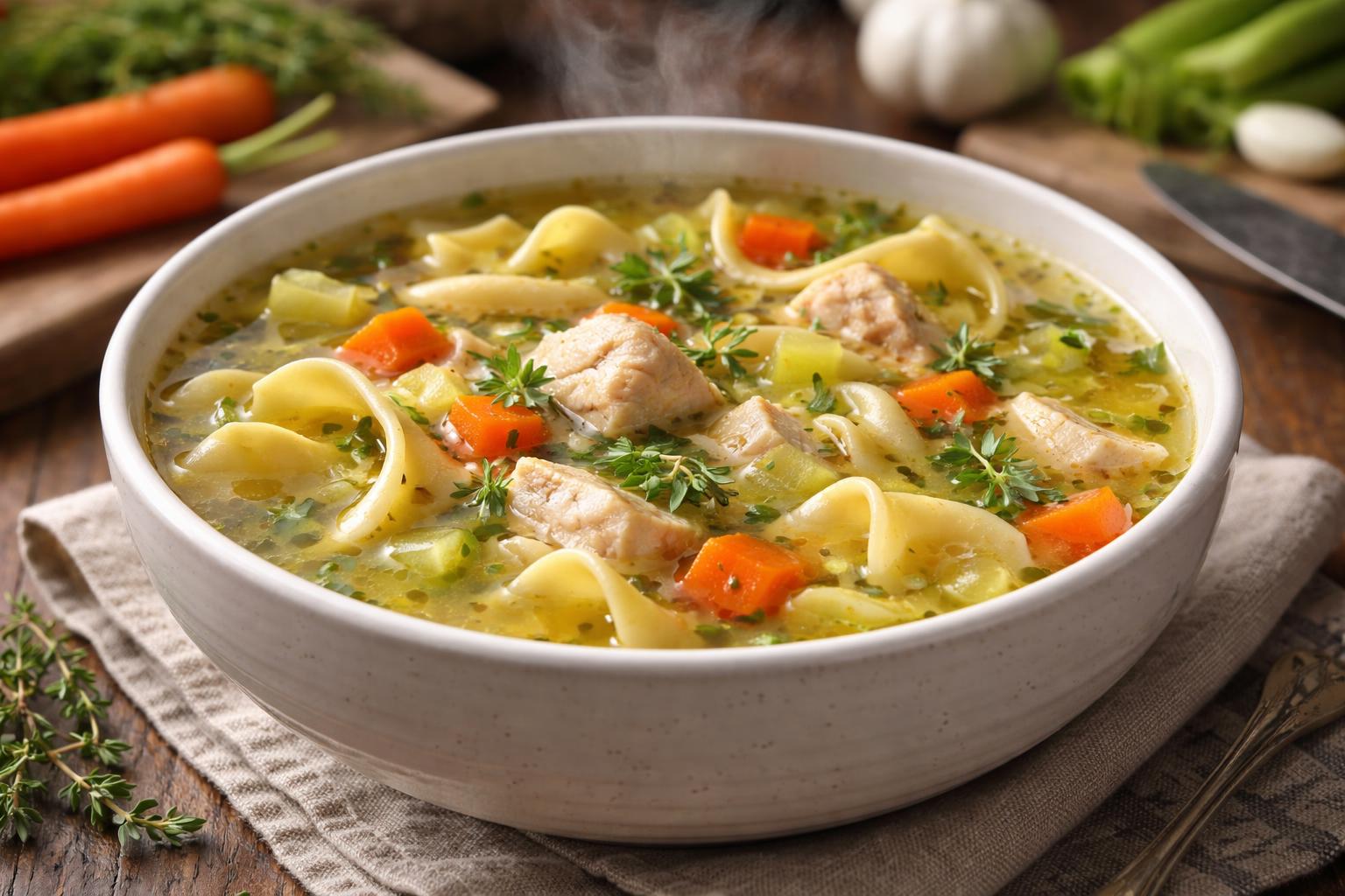 Bobby Flay Chicken Noodle Soup Recipe
