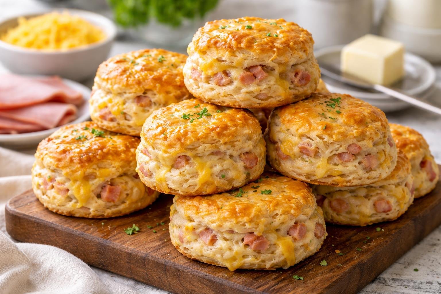 Ham And Cheese Biscuits Recipe