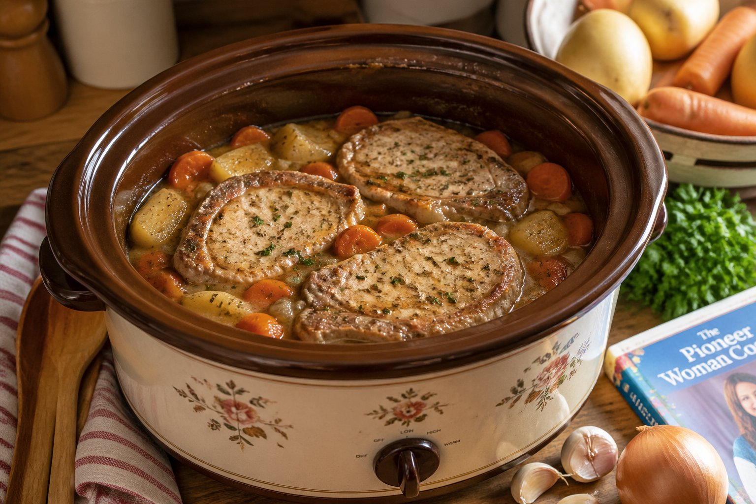 Pioneer Woman Crockpot Pork Chops Recipe