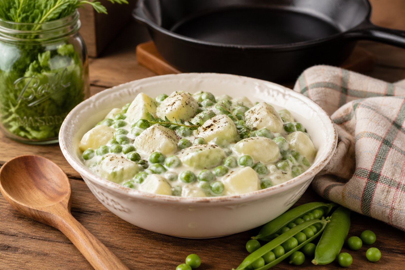 Pioneer Woman Creamed Peas and Potatoes Recipe
