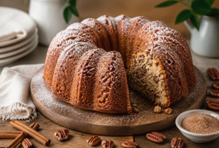 Joanna Gaines Cinnamon Pecan Bundt Cake Recipe