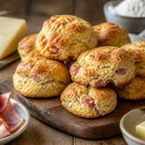 Easy Ham and Gruyère Scones Recipe