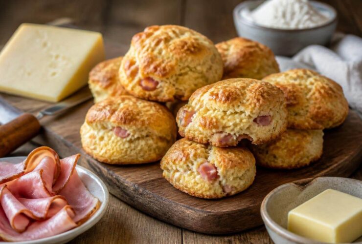 Easy Ham and Gruyère Scones Recipe