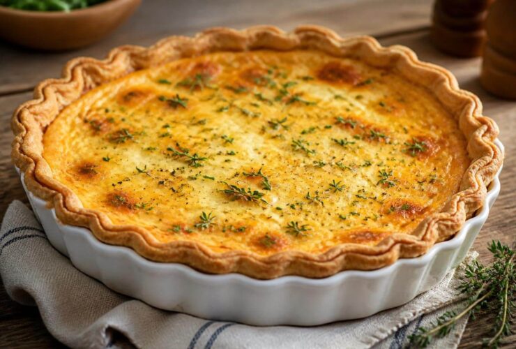 Joanna Gaines 3 Cheese Quiche​ Recipe