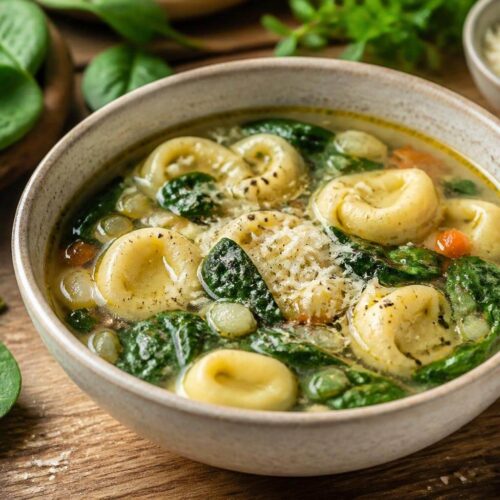 Joanna Gaines Spinach Tortellini Soup Recipe