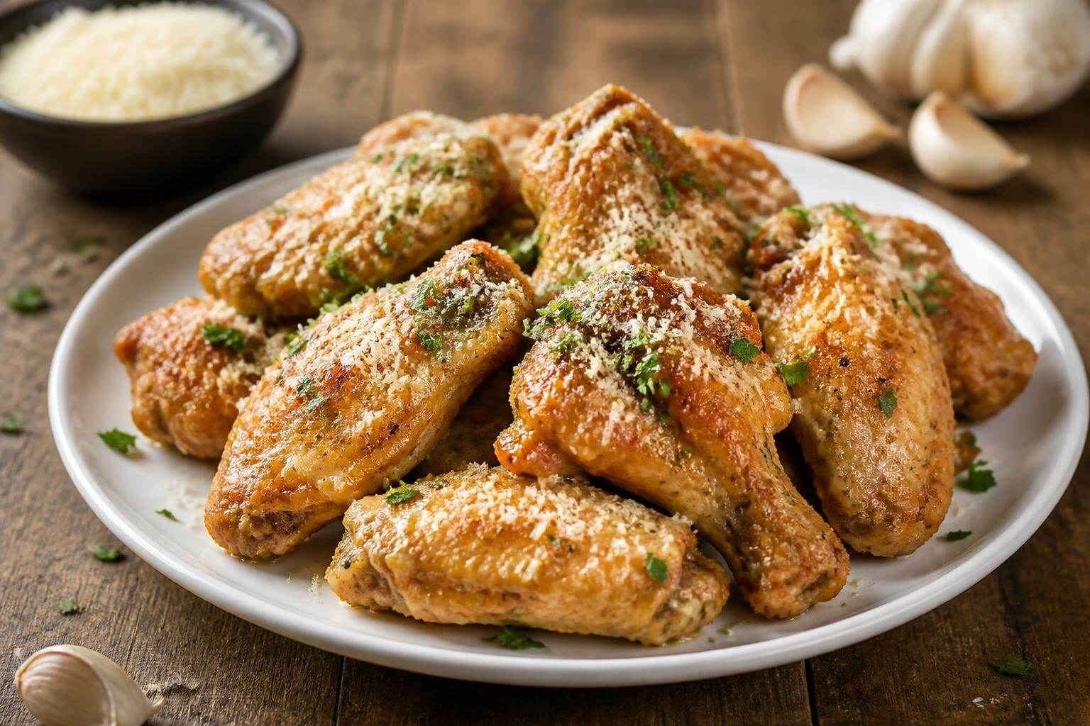 Garlic Parmesan Chicken Wings Recipe