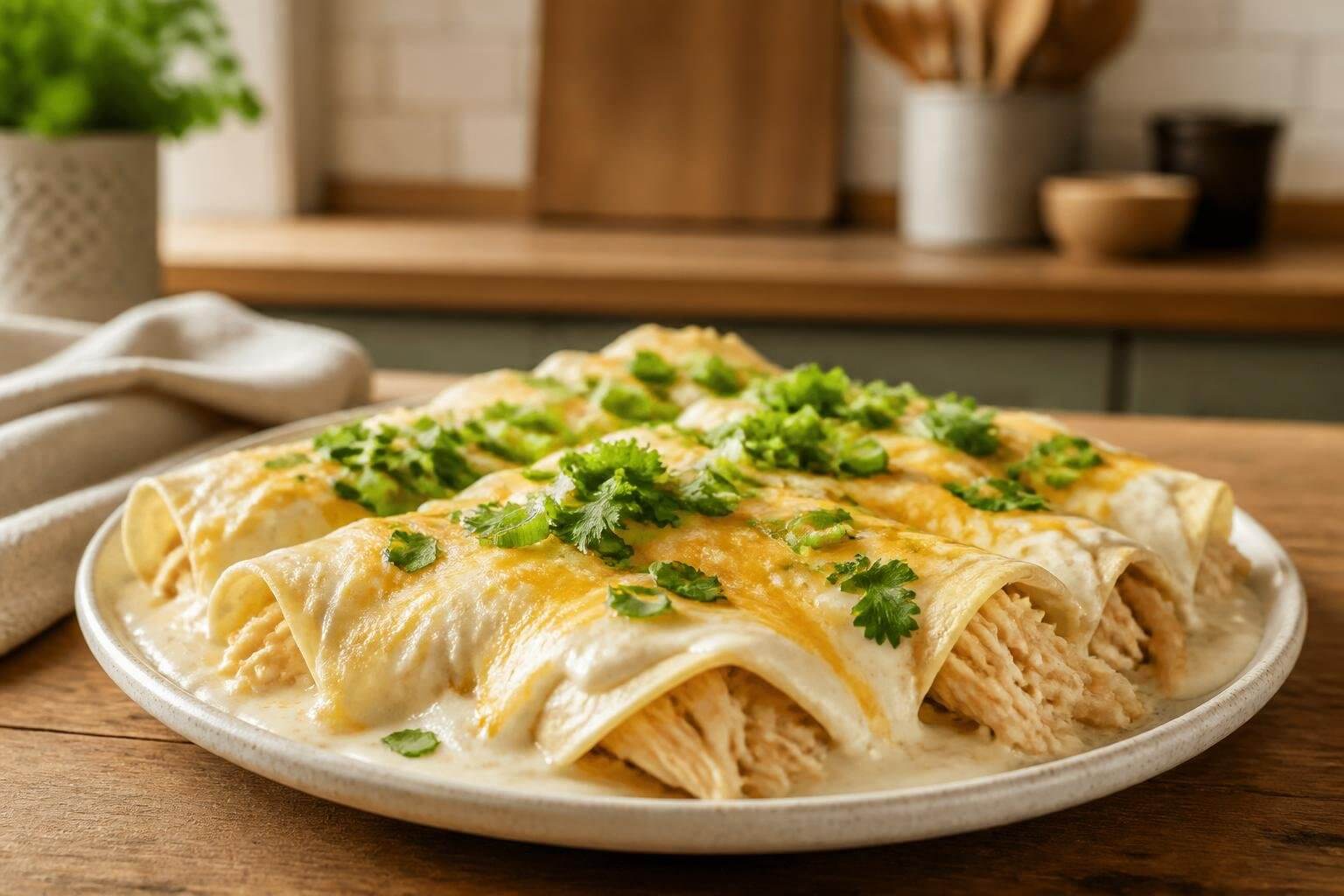 Joanna Gaines Sour Cream Chicken Enchiladas Recipe