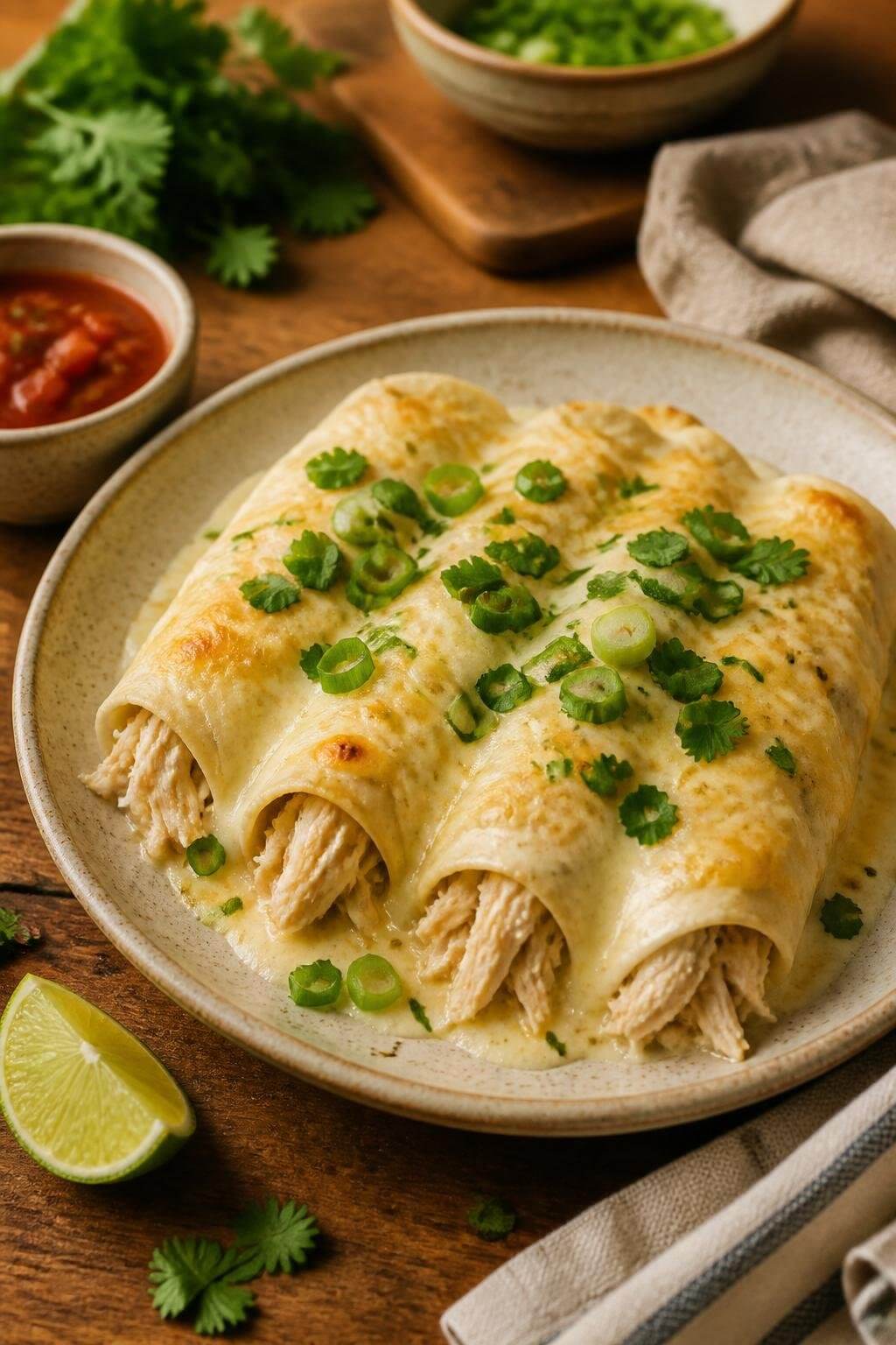 Joanna Gaines Sour Cream Chicken Enchiladas