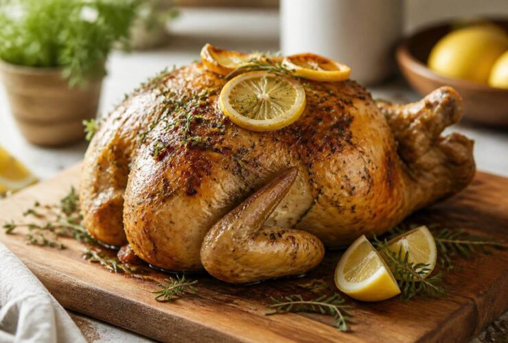 Joanna Gaines Lemon Herb Roasted Chicken Recipe