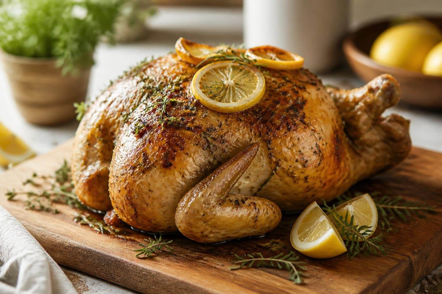 Joanna Gaines Lemon Herb Roasted Chicken Recipe
