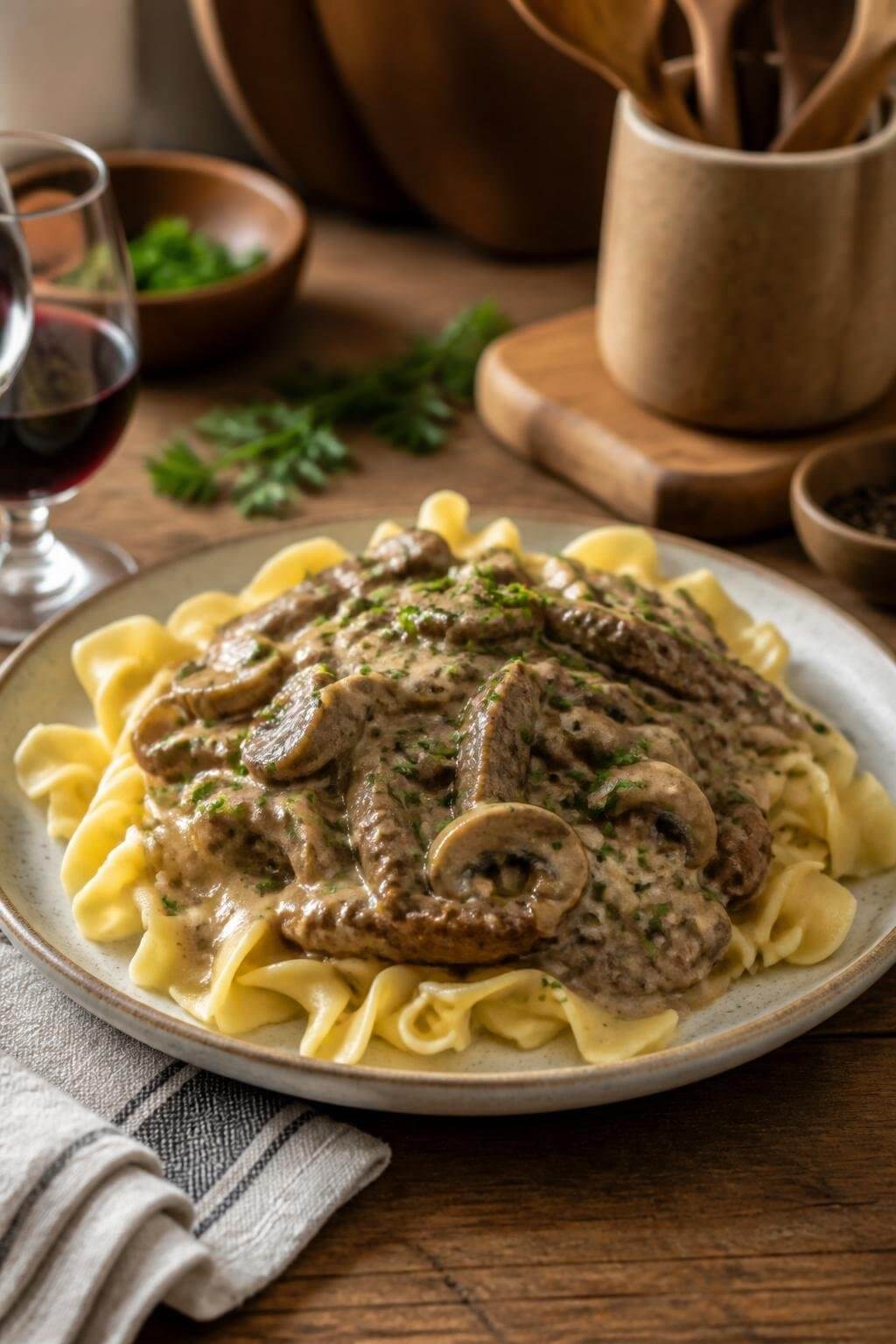Joanna Gaines Beef Stroganoff