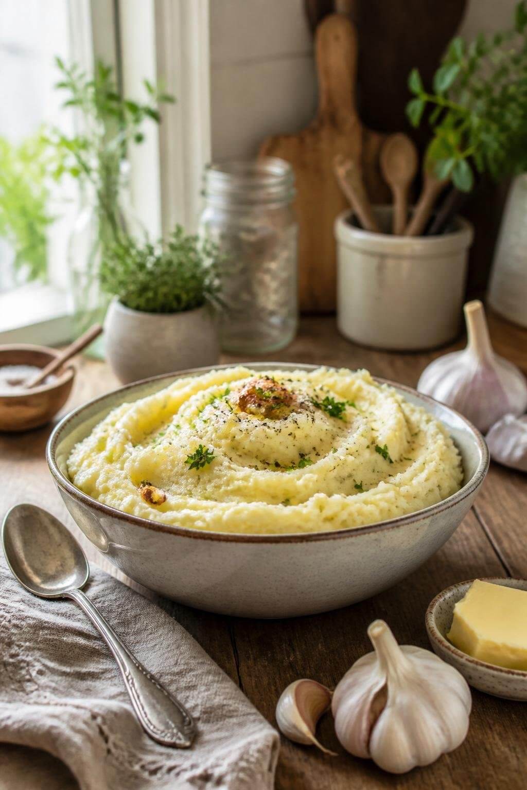 Joanna Gaines Garlic Mashed Potatoes