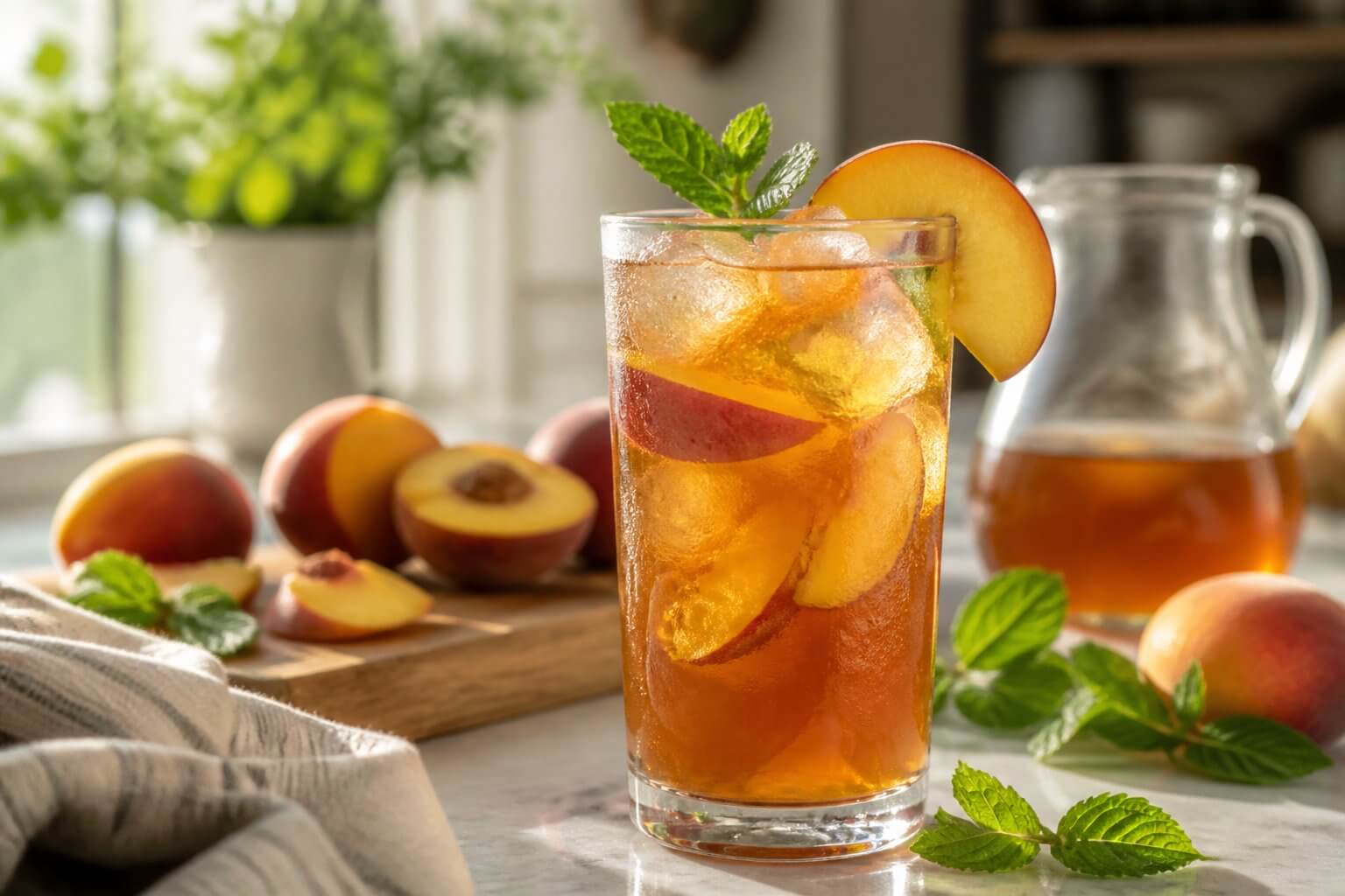 Joanna Gaines Peach Iced Tea Recipe