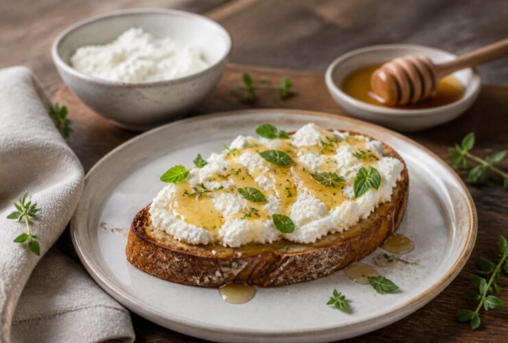 Joanna Gaines Ricotta and Honey Toast Recipe