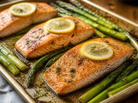 Joanna Gaines Sheet Pan Salmon with Asparagus Recipe
