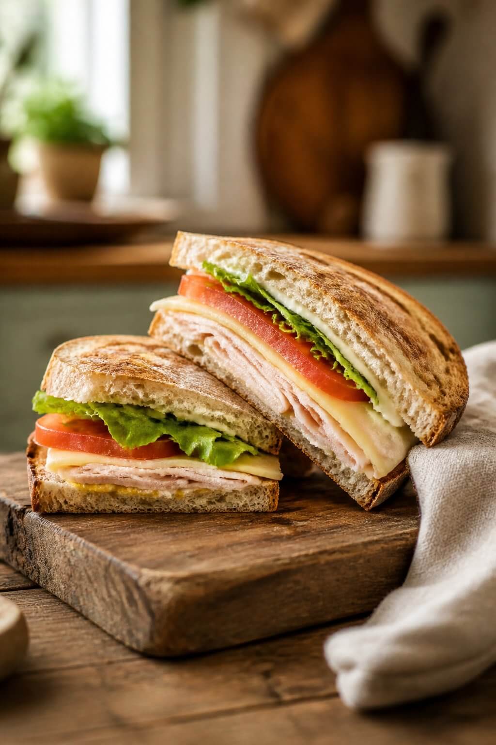 Joanna Gaines Turkey and Swiss Sandwiches
