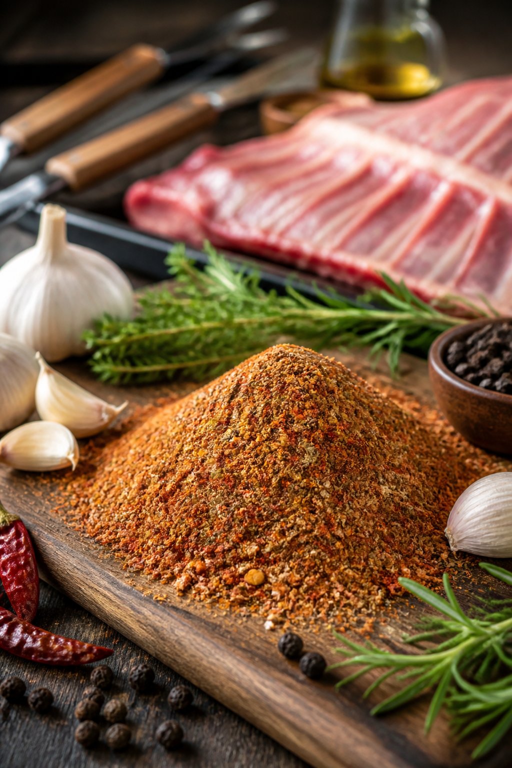 Bobby Flay Rib Rub Recipe close-up, ready to serve
