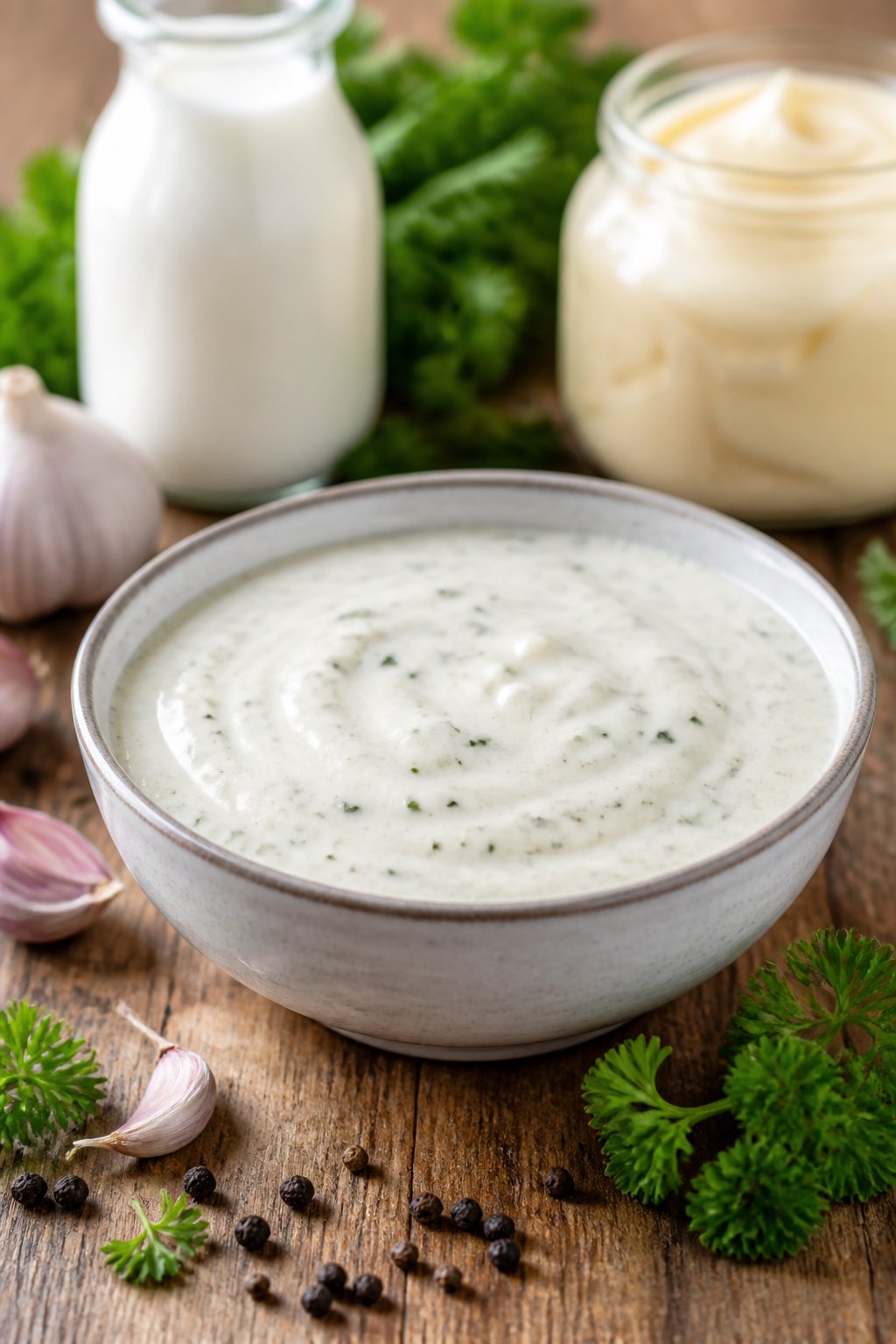 Easy Chick-fil-A Ranch Recipe close-up, ready to serve