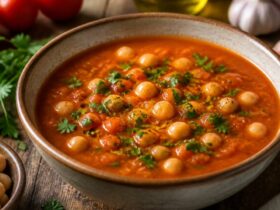 Chickpea Tomato Soup Recipe