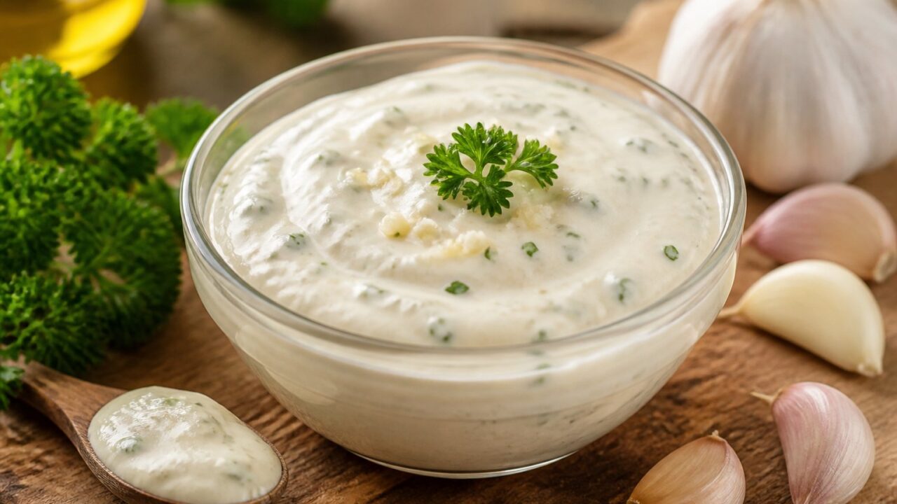 Drizzle Garlic Sauce Recipe