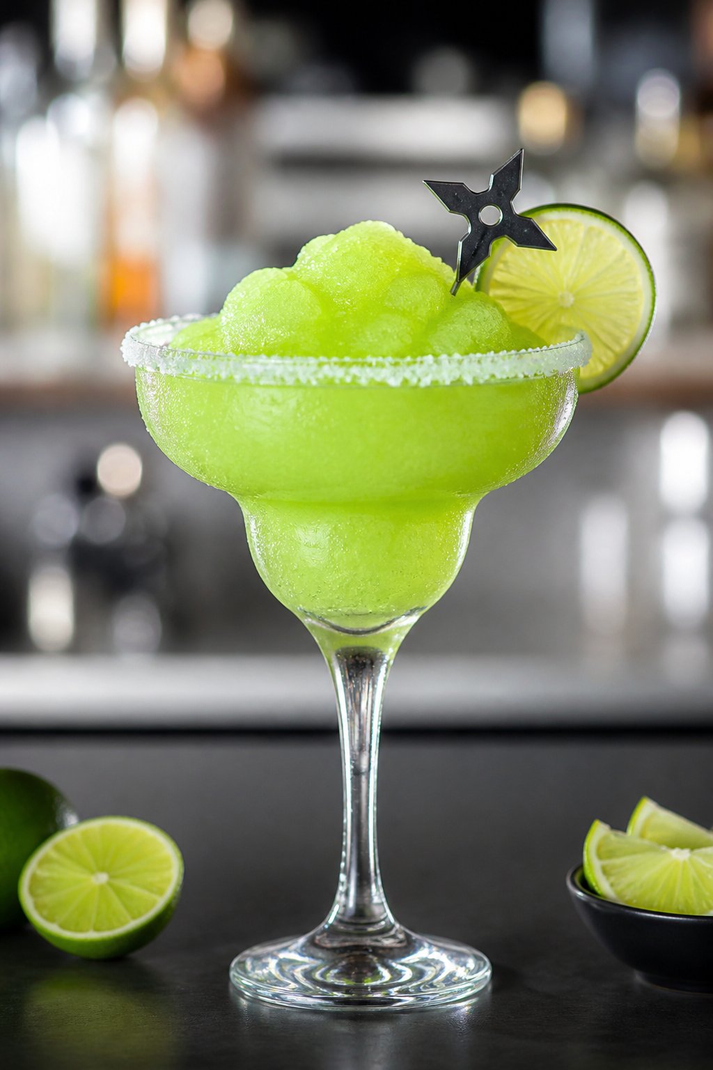 Ninja Slushie Margarita Recipe close-up, ready to serve