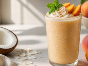Peach Coconut Cream Smoothie Recipe