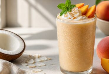 Peach Coconut Cream Smoothie Recipe