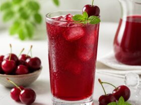Cherries Chilled Juice Recipe