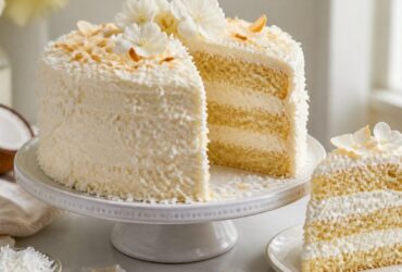 Coconut Ricotta Cream Cake Recipe