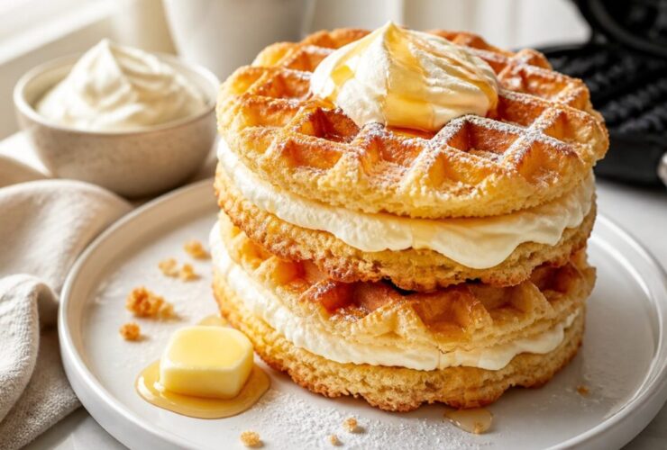 Creamy Waffle Biscuit Recipe