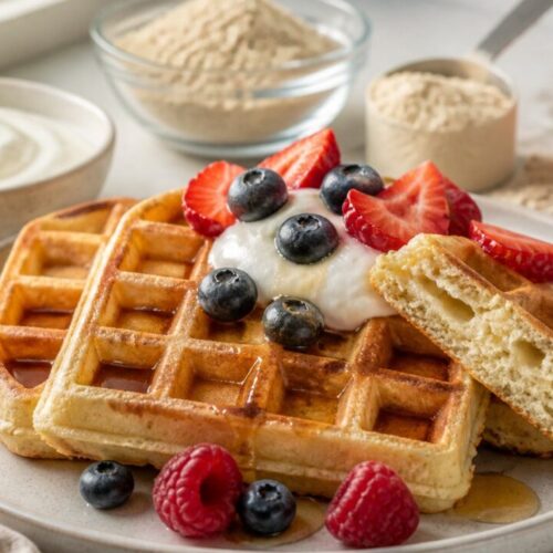 High Protein Waffles Recipe