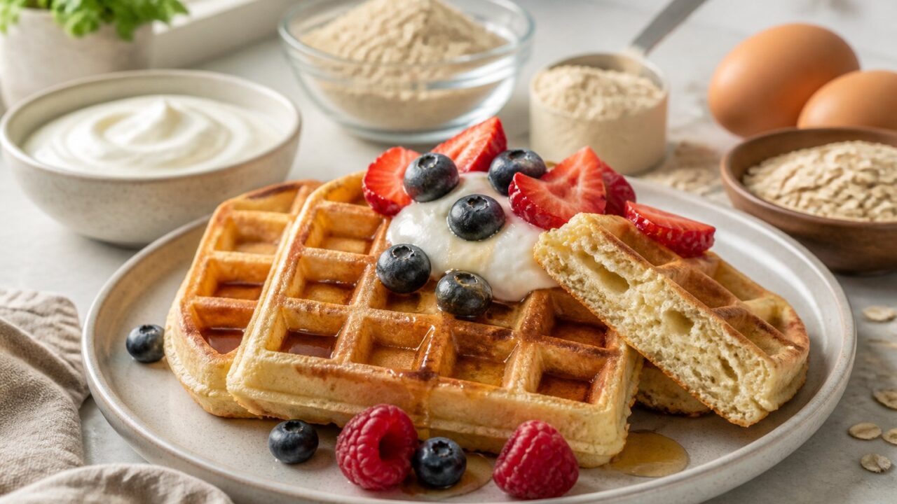 High Protein Waffles Recipe