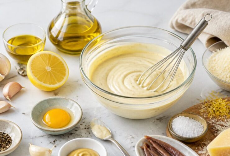 Homemade Caesar Salad Dressing Recipe