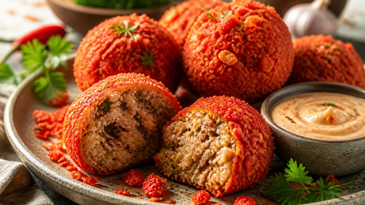 Hot Cheeto Boudin Balls Recipe