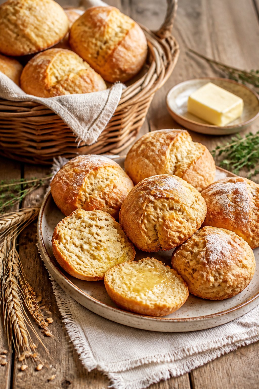 Mini Irish Soda Bread Muffins Recipe close-up, ready to serve