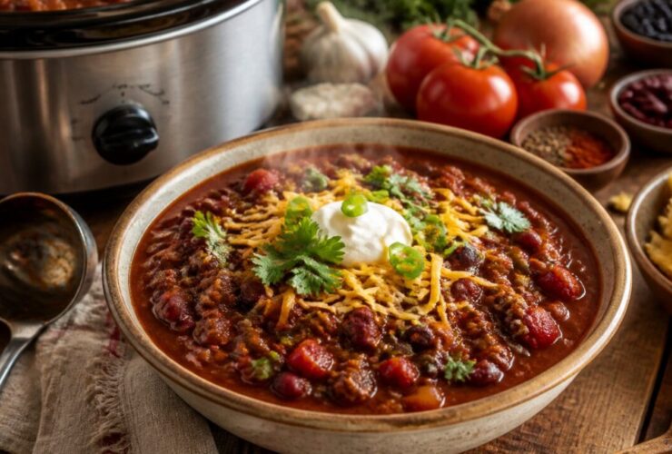 Paula Deen Slow Cooker Chili Recipe