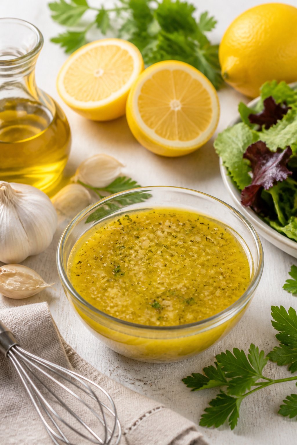 Pita Jungle Lemon Vinaigrette Recipe close-up, ready to serve