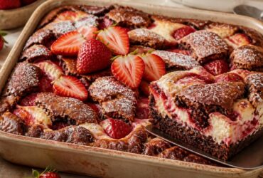 Strawberry Earthquake Cake Recipe